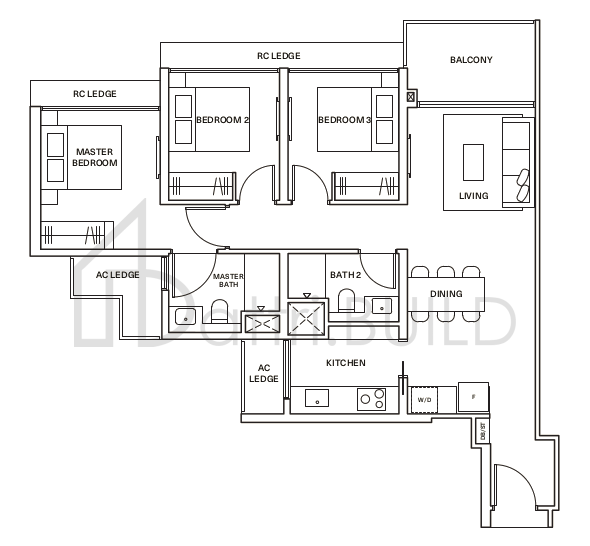 CLAVON C1 floorplan (watermarked)