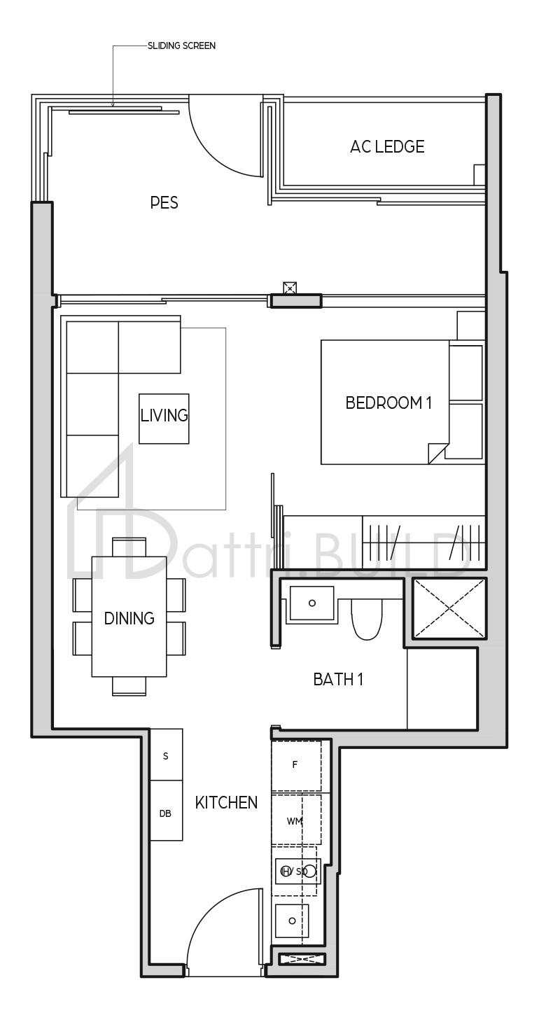 MIDTOWN BAY A1-G floorplan (watermarked)