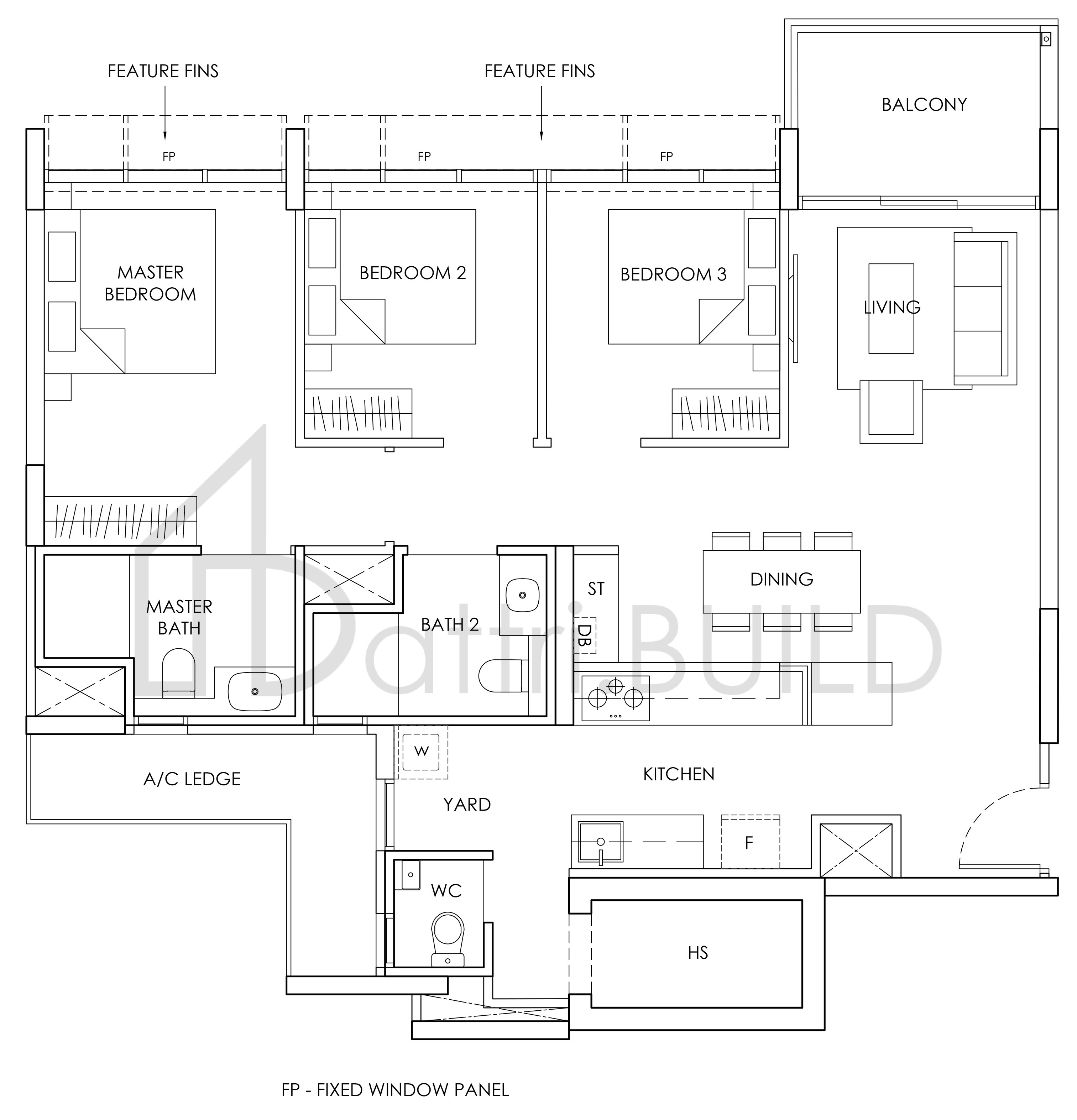 PROVENCE RESIDENCE C5 floorplan (watermarked)
