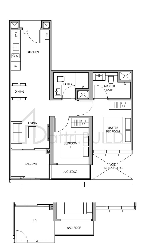 DAIRY FARM RESIDENCES 2B2-G floorplan (watermarked)