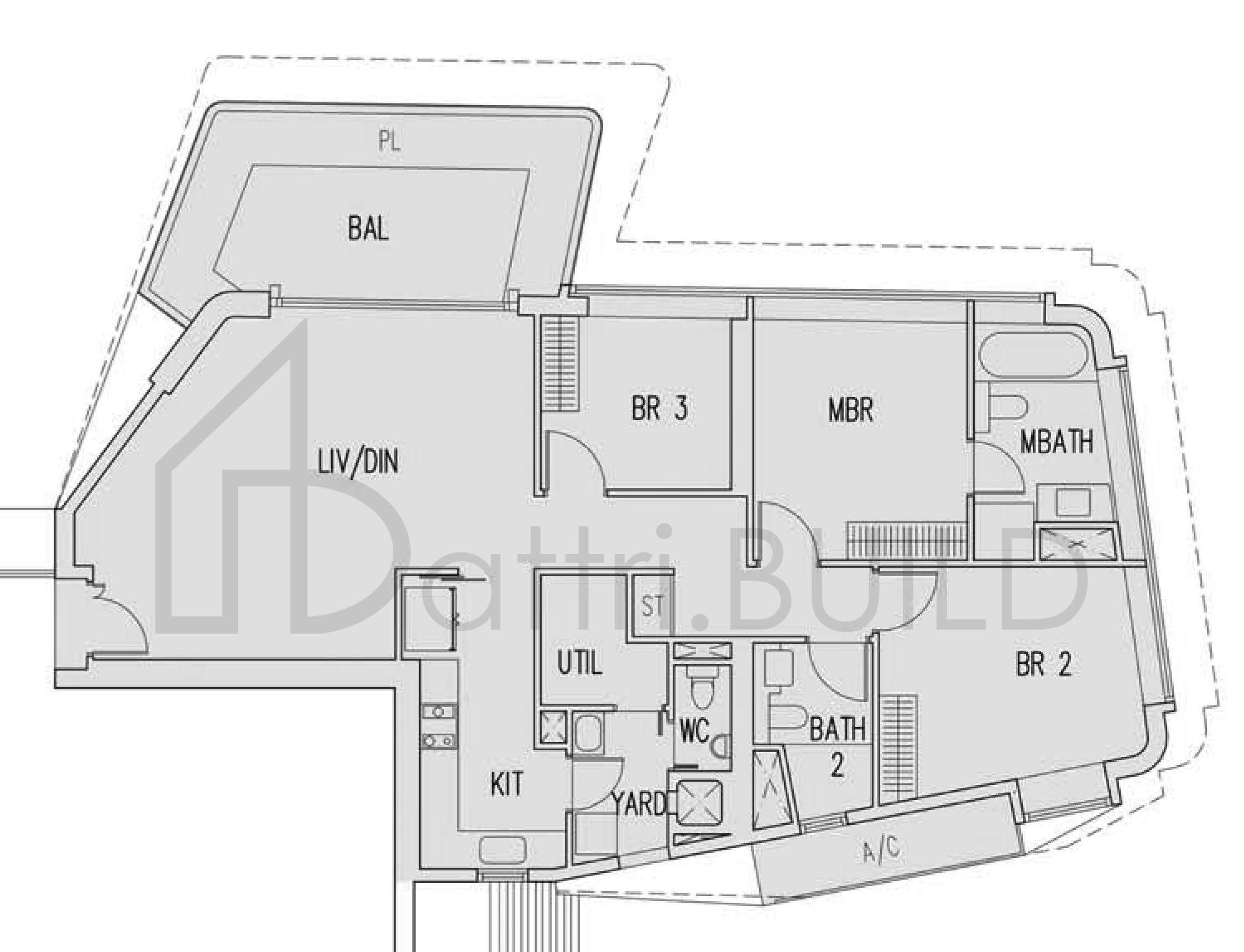 D'LEEDON C5(155m2) floorplan (watermarked)