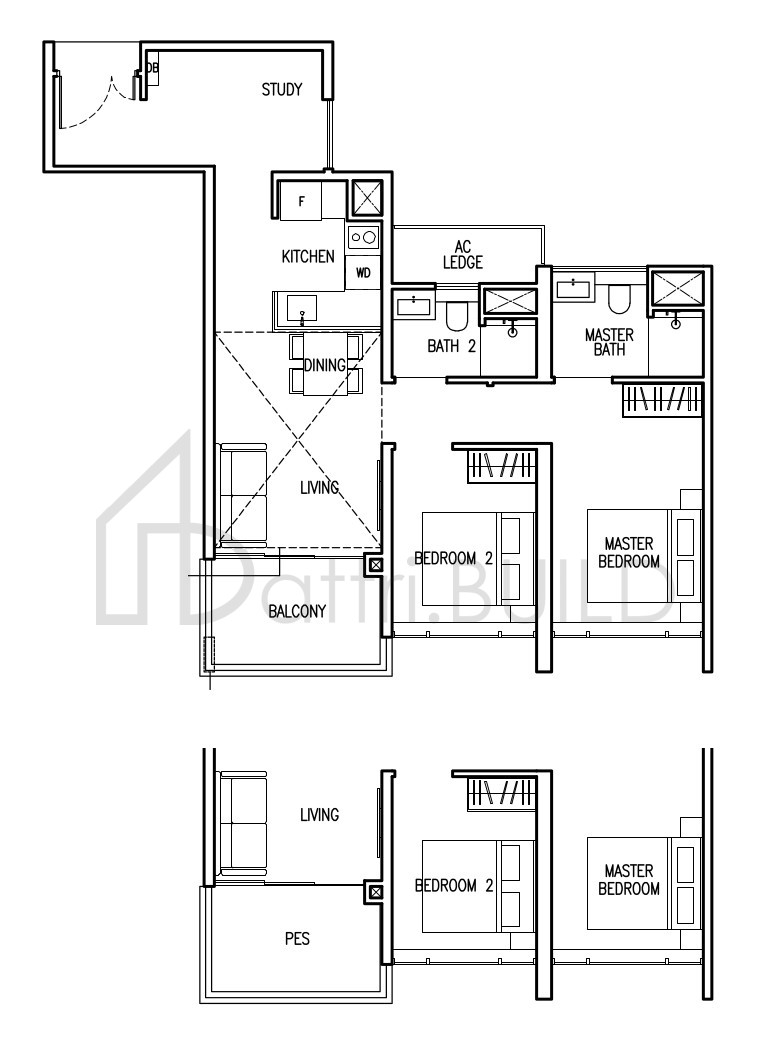 THE COMMODORE B5(PH) floorplan (watermarked)