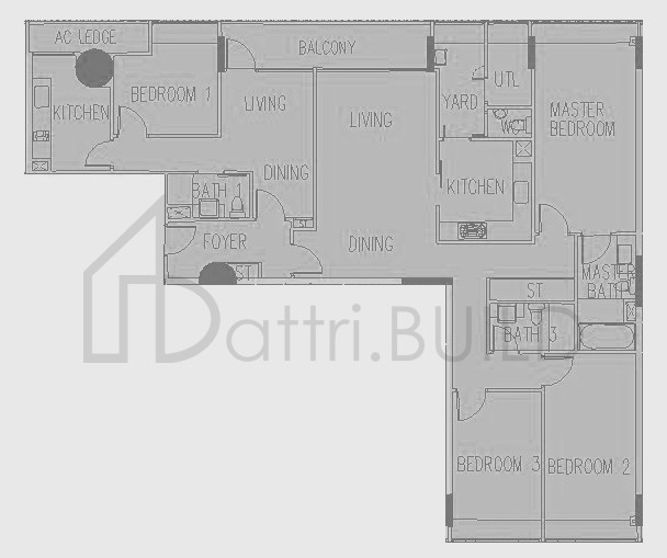 THE INTERLACE E1(192) floorplan (watermarked)