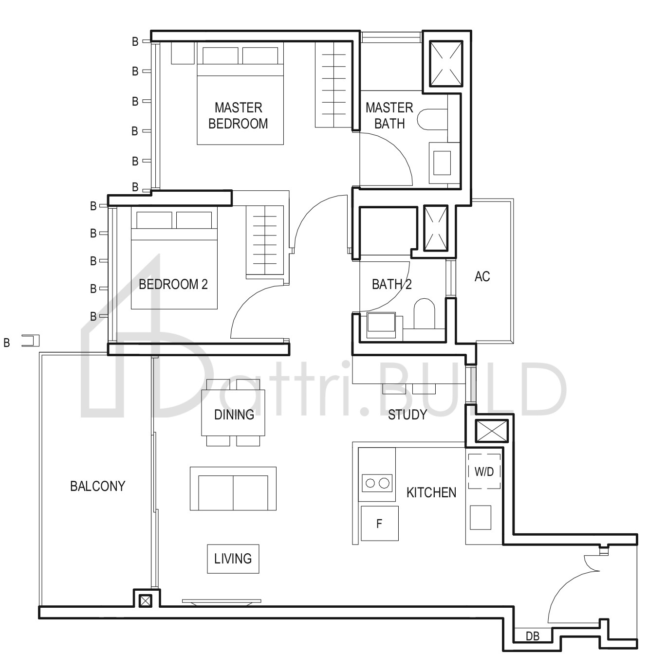 MIDWOOD (2+1)a floorplan (watermarked)