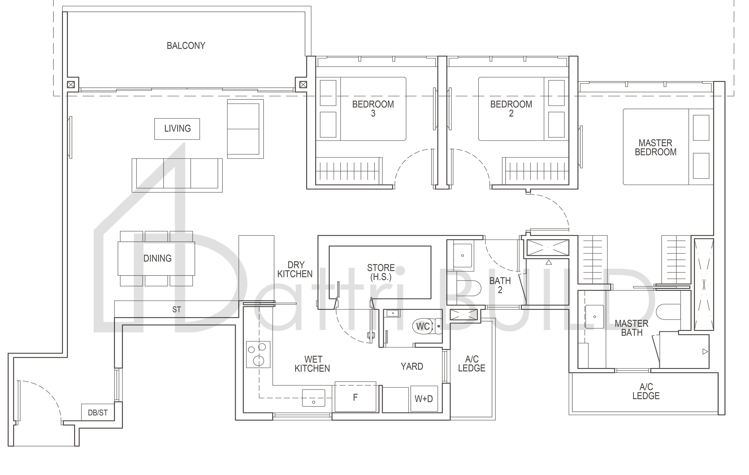 IRWELL HILL RESIDENCES C2(b) floorplan (watermarked)