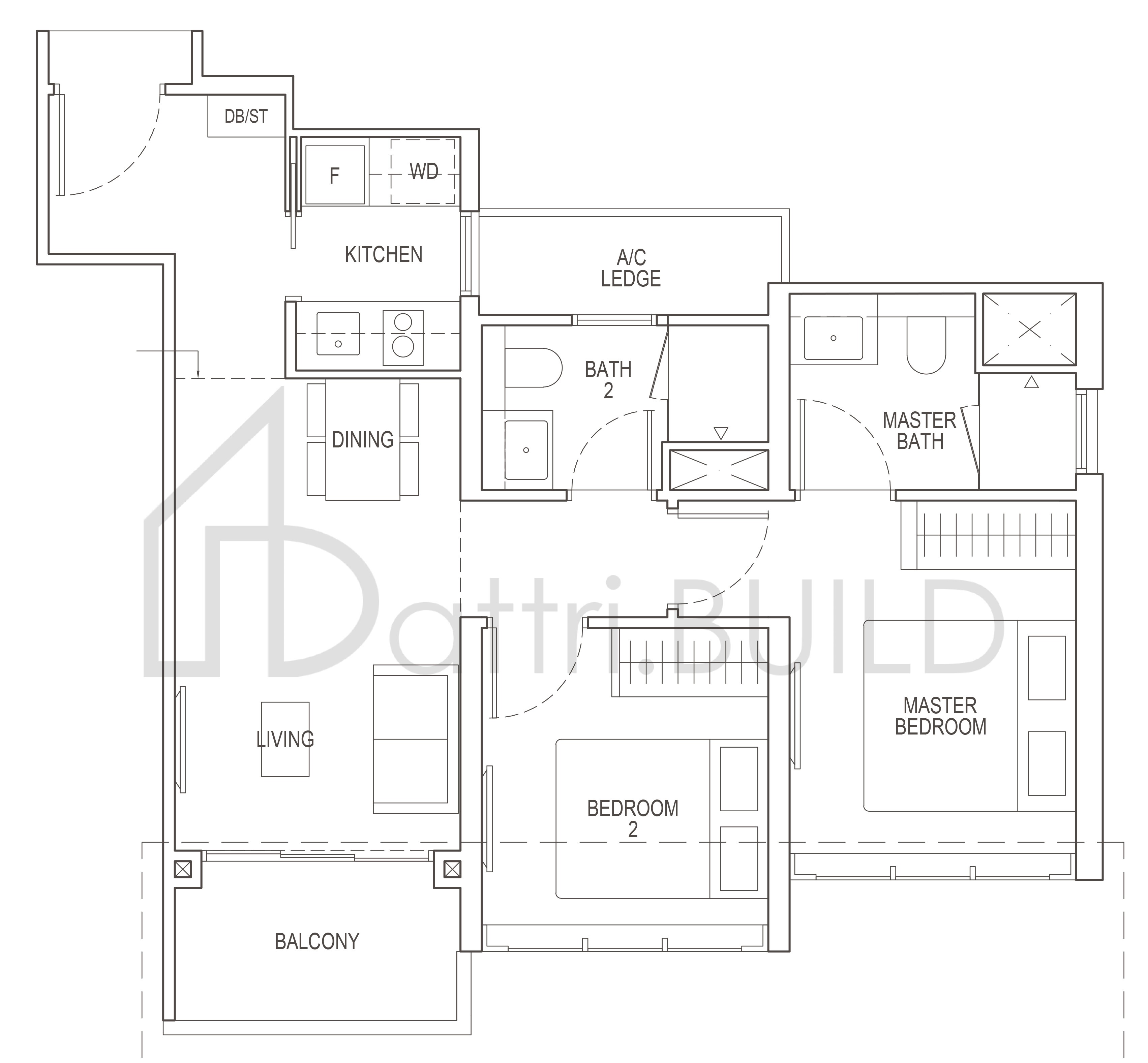 IRWELL HILL RESIDENCES B9(b) floorplan (watermarked)