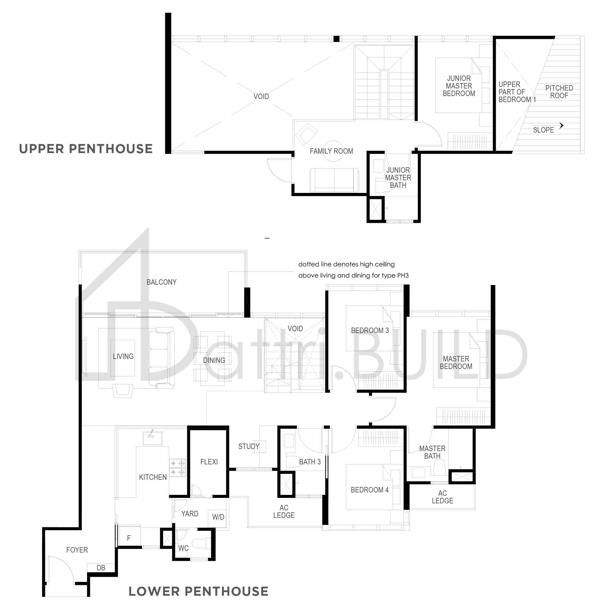 THE GAZANIA PH3 floorplan (watermarked)