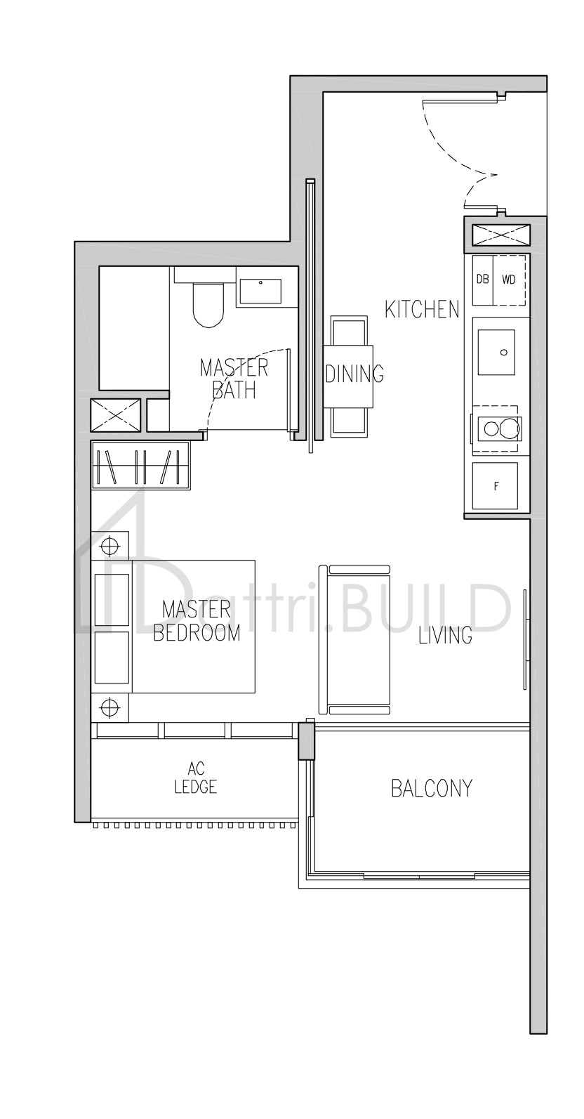 VAN HOLLAND A2 floorplan (watermarked)