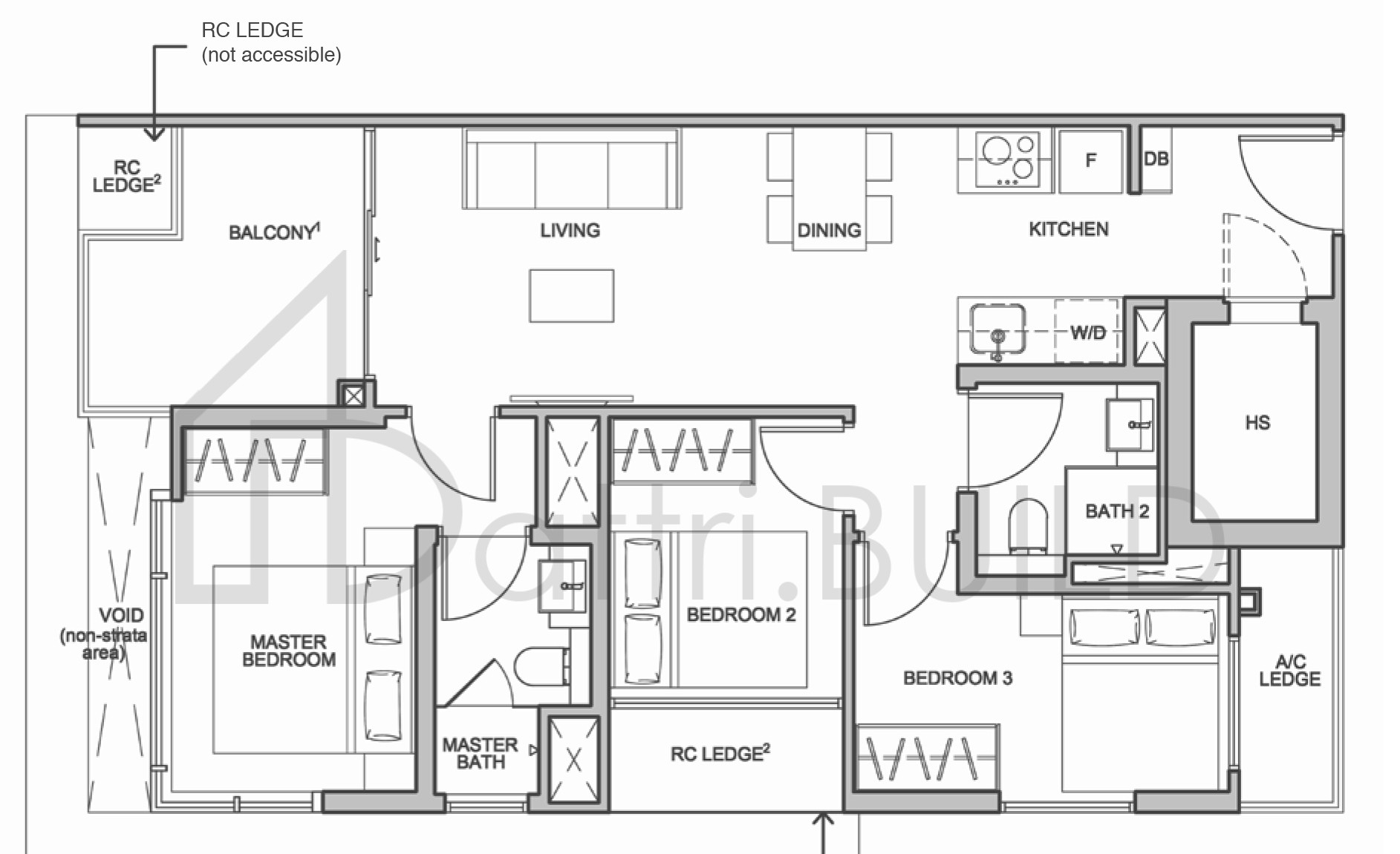 THE ADDITION B1 floorplan (watermarked)