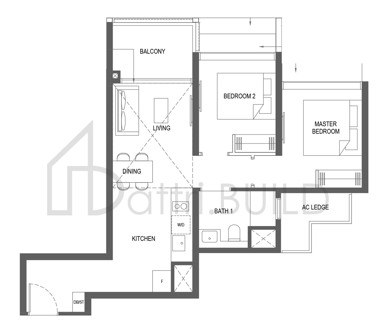 THE M B7 floorplan (watermarked)