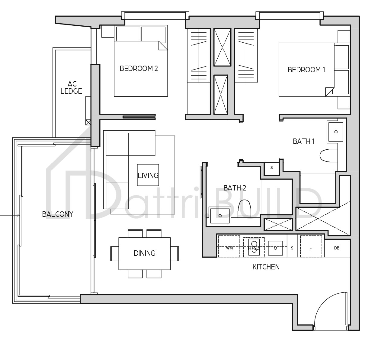 MIDTOWN BAY B1 floorplan (watermarked)