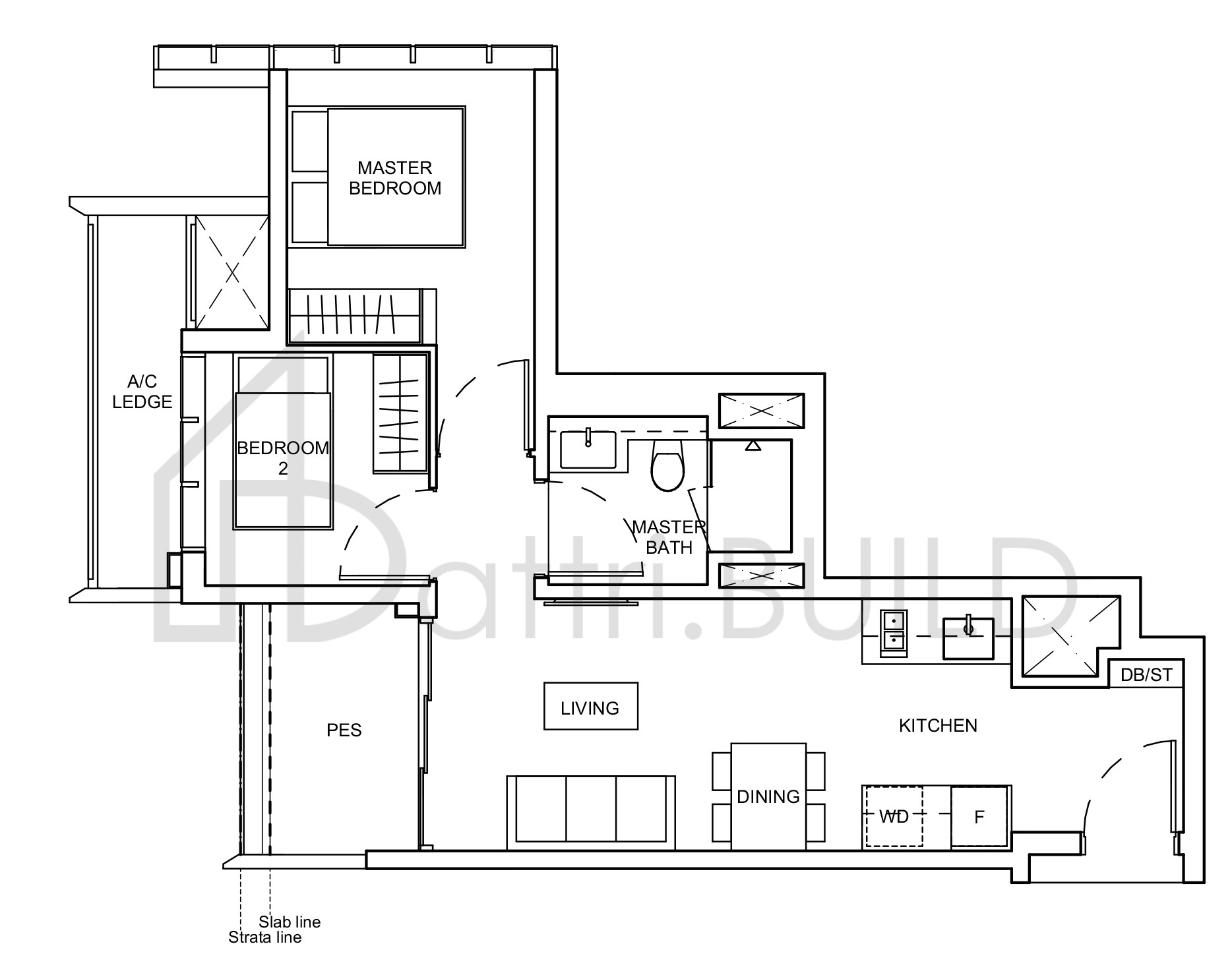 HAUS ON HANDY B5(p) floorplan (watermarked)