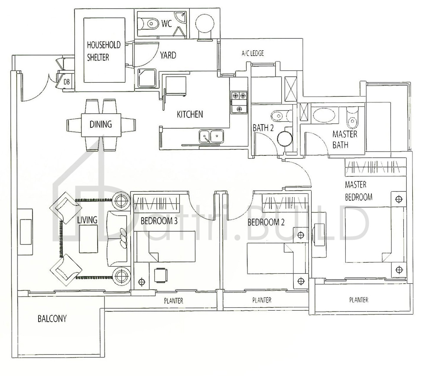 TANGERINE GROVE B1c-1 floorplan (watermarked)