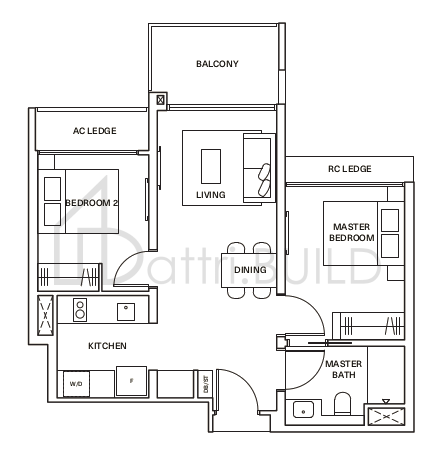 CLAVON B1 floorplan (watermarked)