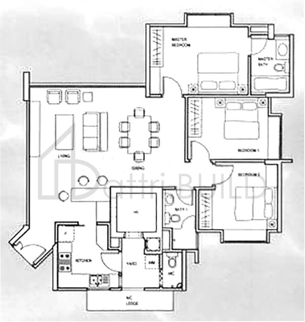 THE EDEN AT TAMPINES D2 floorplan (watermarked)
