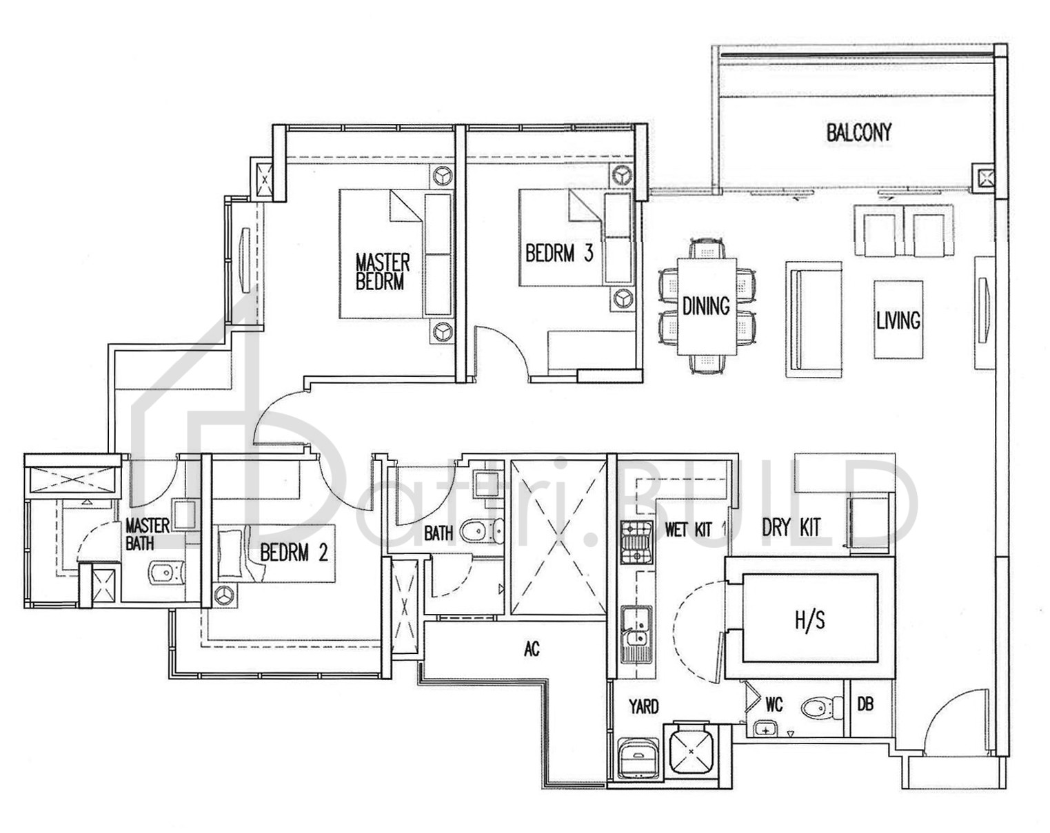 OASIS @ ELIAS B2a floorplan (watermarked)