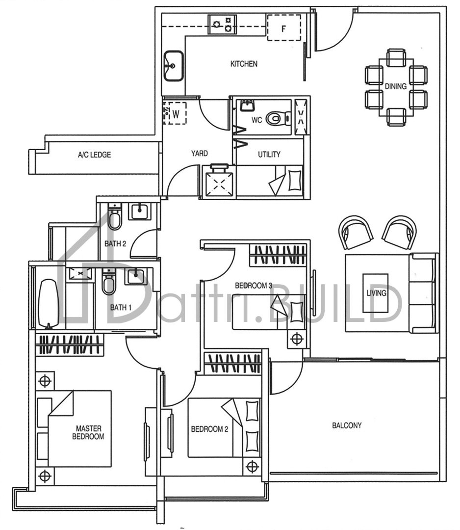 YEWTEE RESIDENCES C4-R floorplan (watermarked)