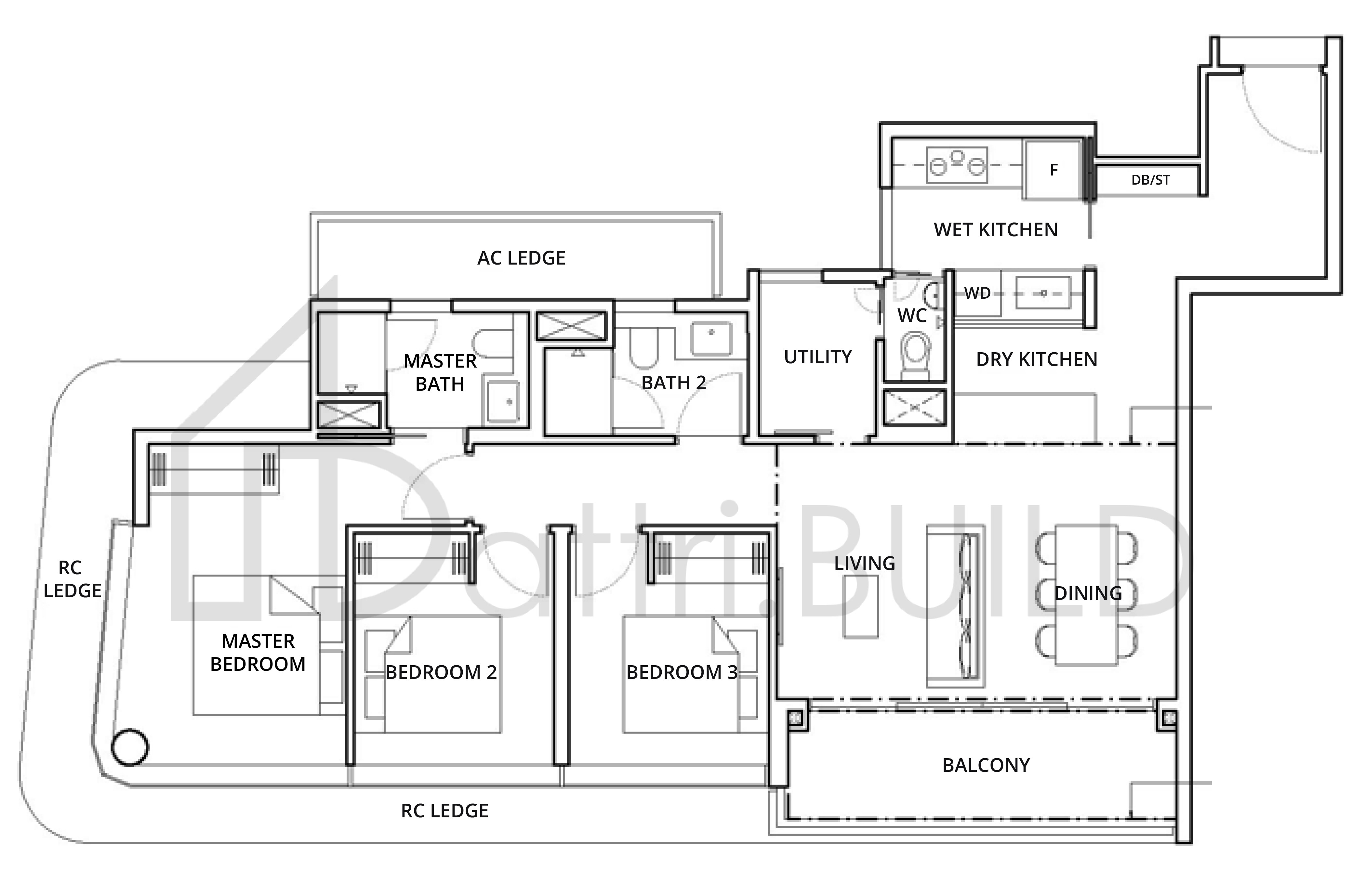 ONE NORTH EDEN C3 floorplan (watermarked)