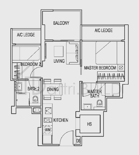 26 NEWTON B floorplan (watermarked)