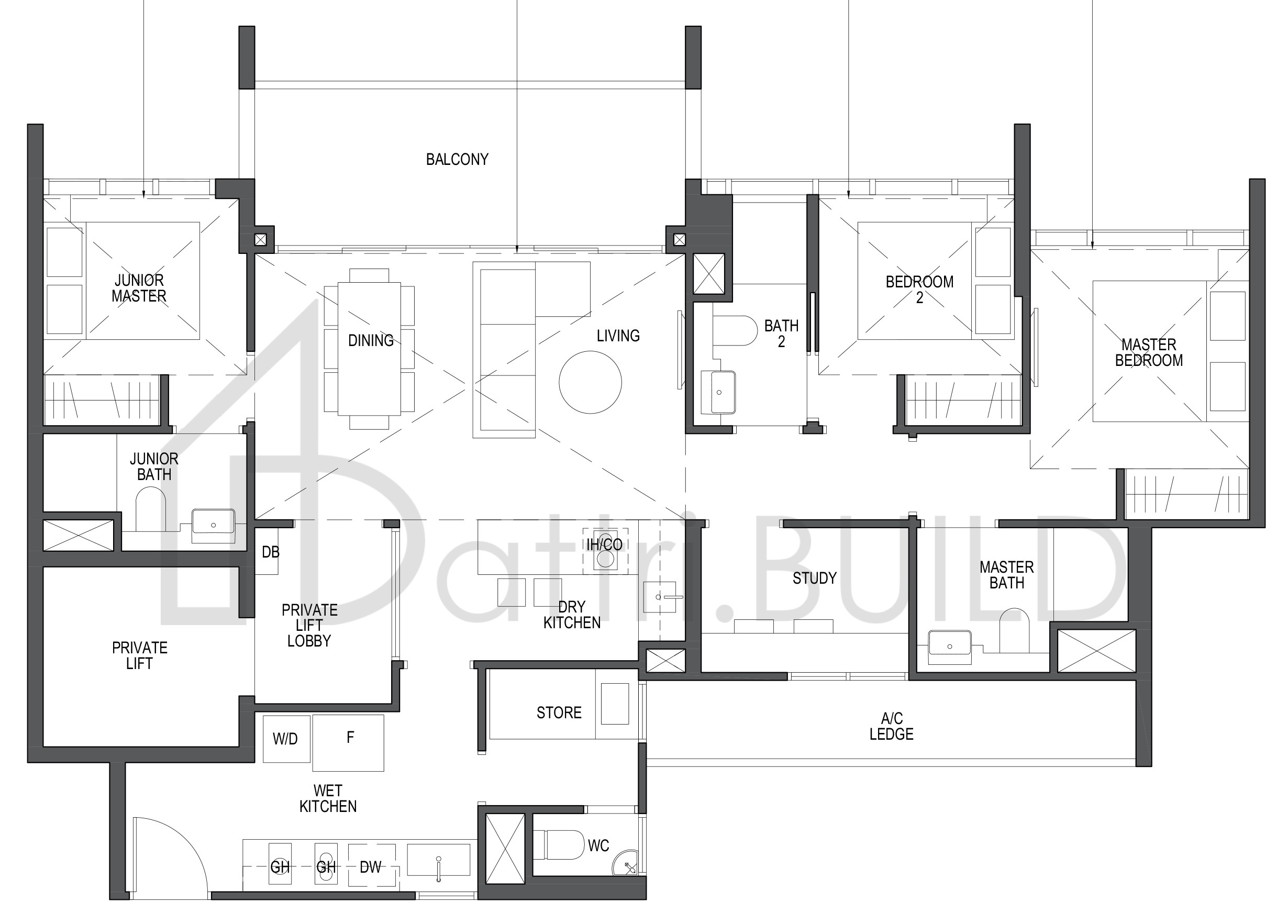 PULLMAN RESIDENCES PH-4 floorplan (watermarked)