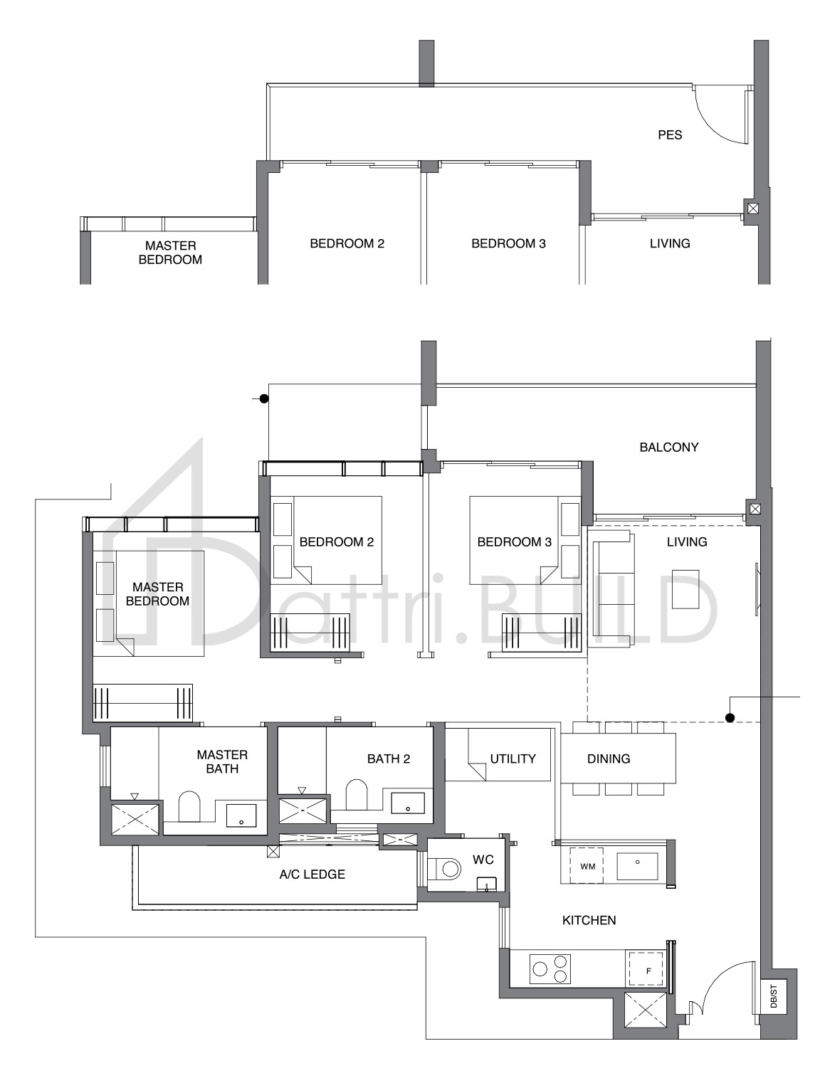 LEEDON GREEN C2-P floorplan (watermarked)