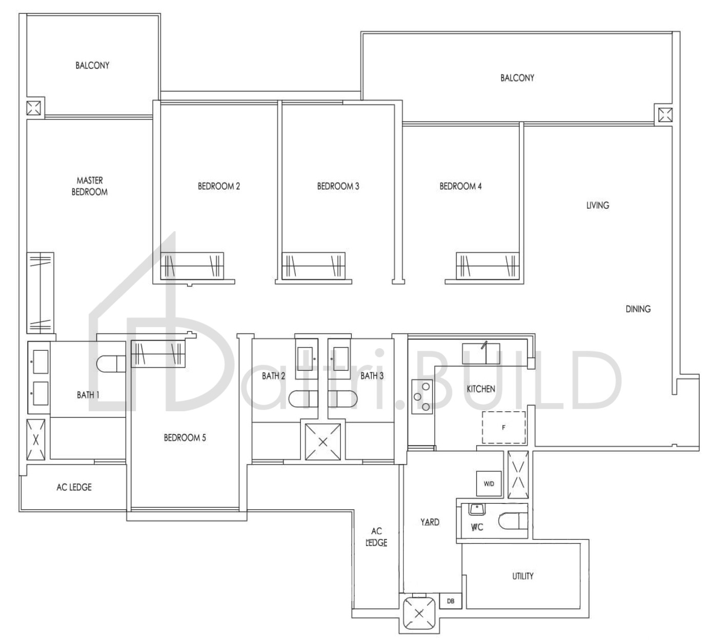 TREASURE AT TAMPINES E1 floorplan (watermarked)