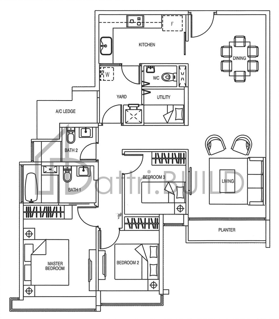 YEWTEE RESIDENCES C4-L floorplan (watermarked)