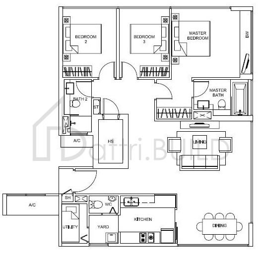 WILKIE STUDIO C7 floorplan (watermarked)
