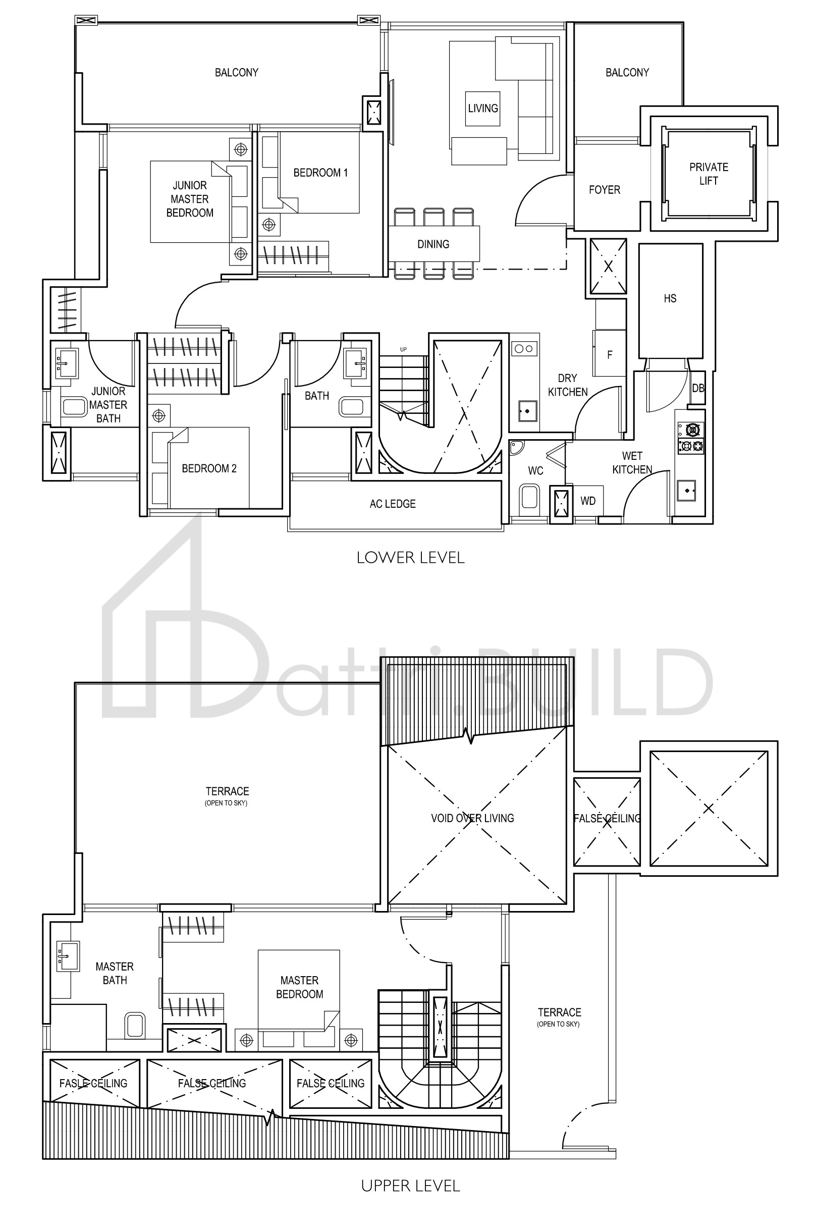 THE CREEK @ BUKIT D1ph floorplan (watermarked)