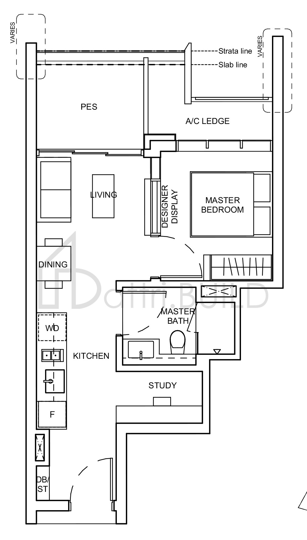 HAUS ON HANDY A4S(p) floorplan (watermarked)
