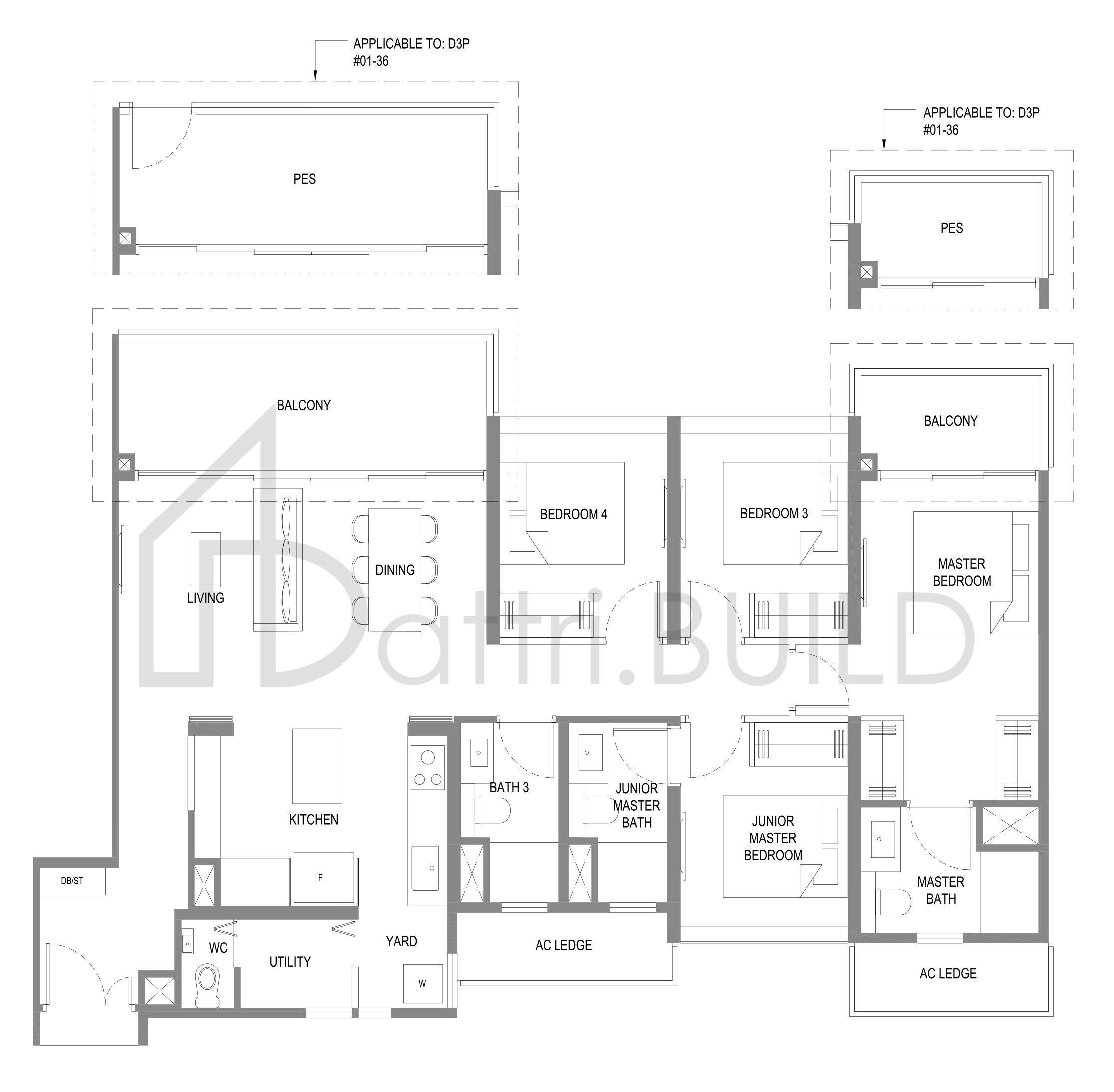 VERDALE D3P floorplan (watermarked)