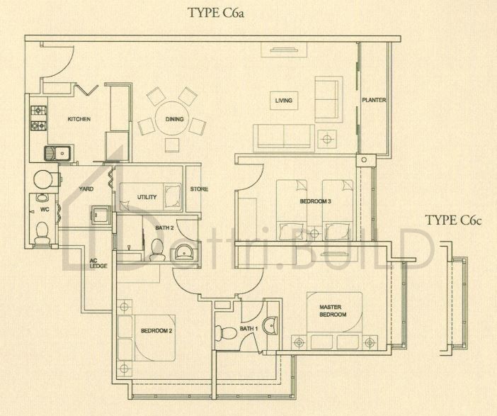 THE RAINTREE C6a floorplan (watermarked)