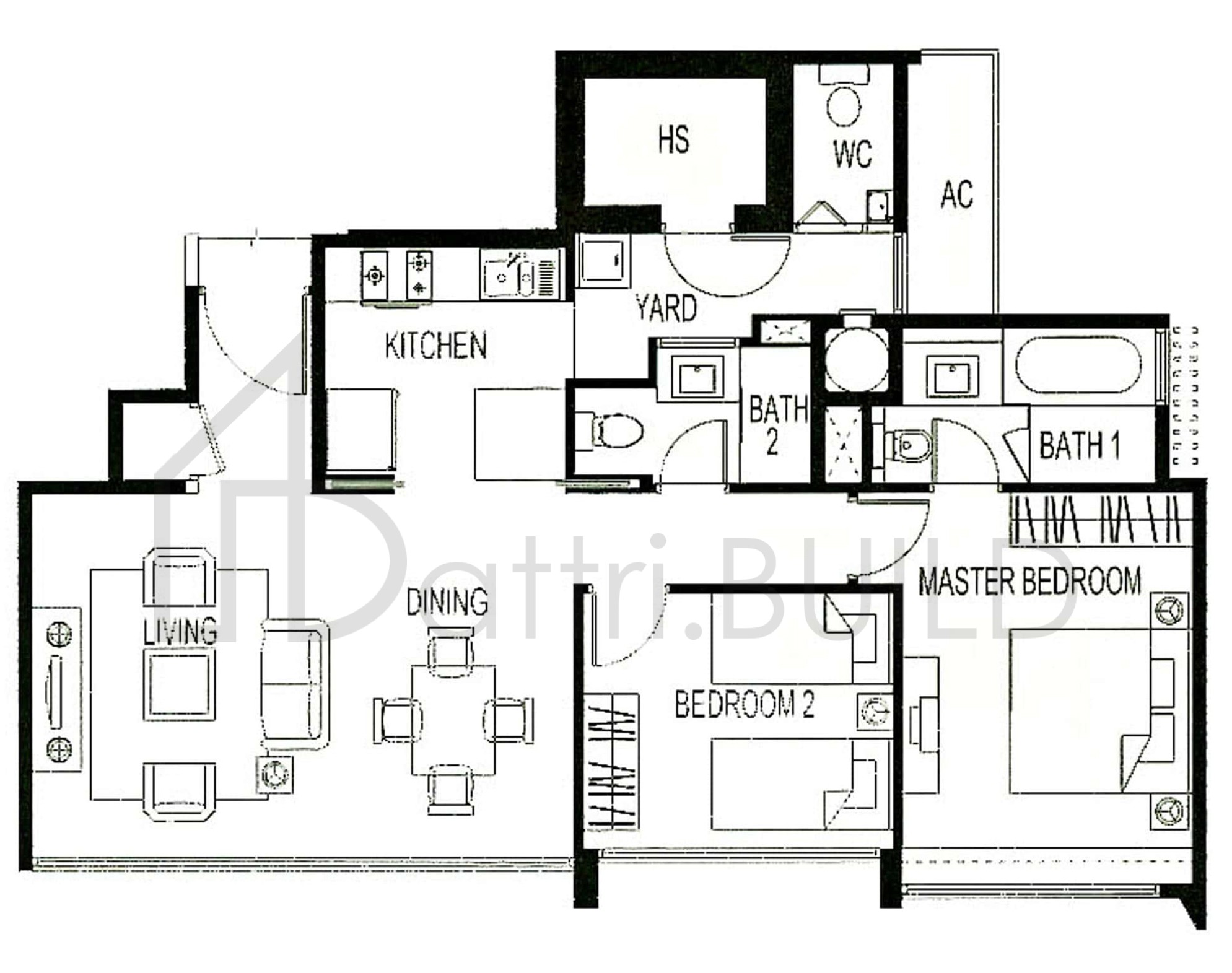 BELMOND GREEN A3b floorplan (watermarked)