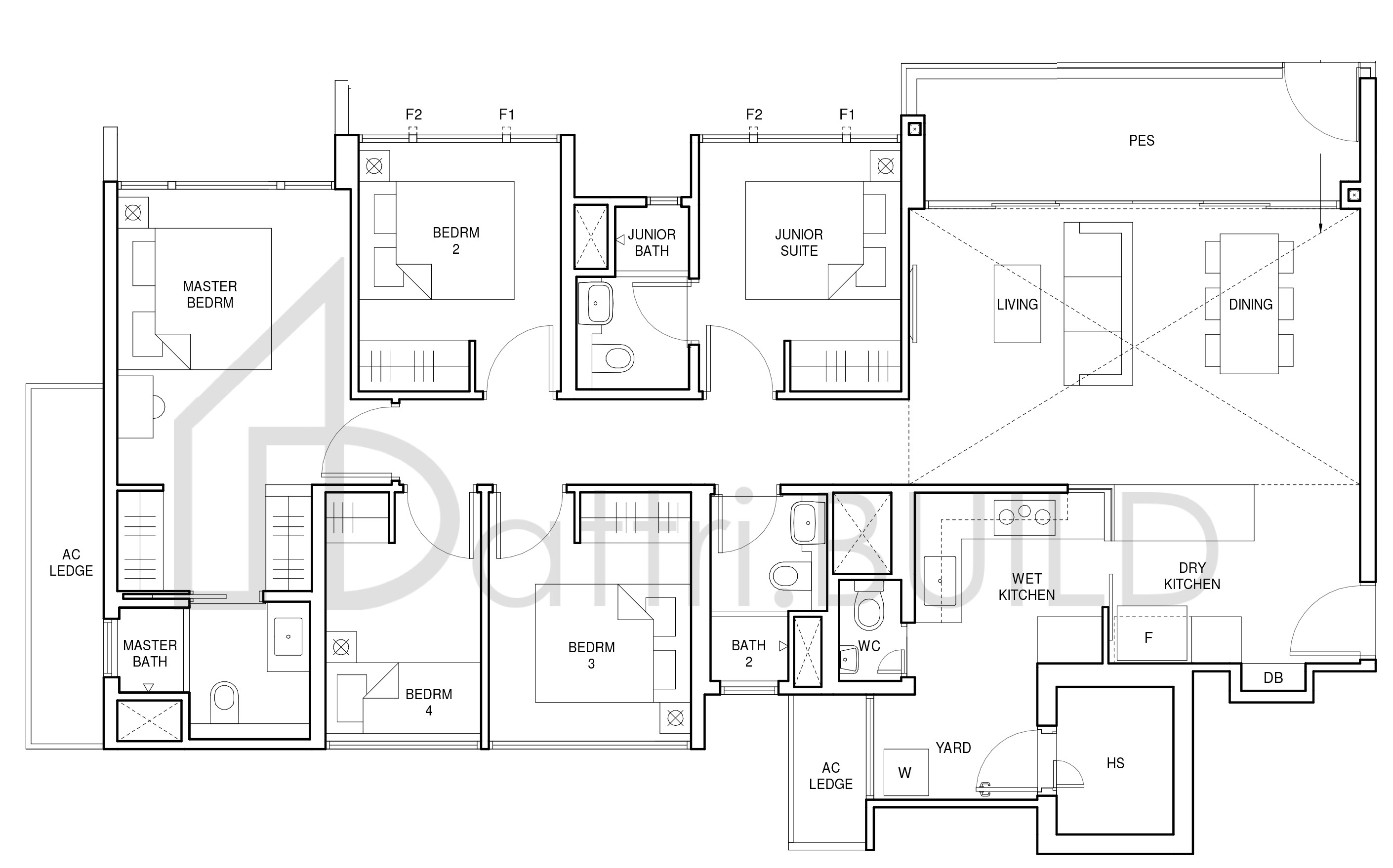 PARC CENTRAL RESIDENCES E1-G floorplan (watermarked)