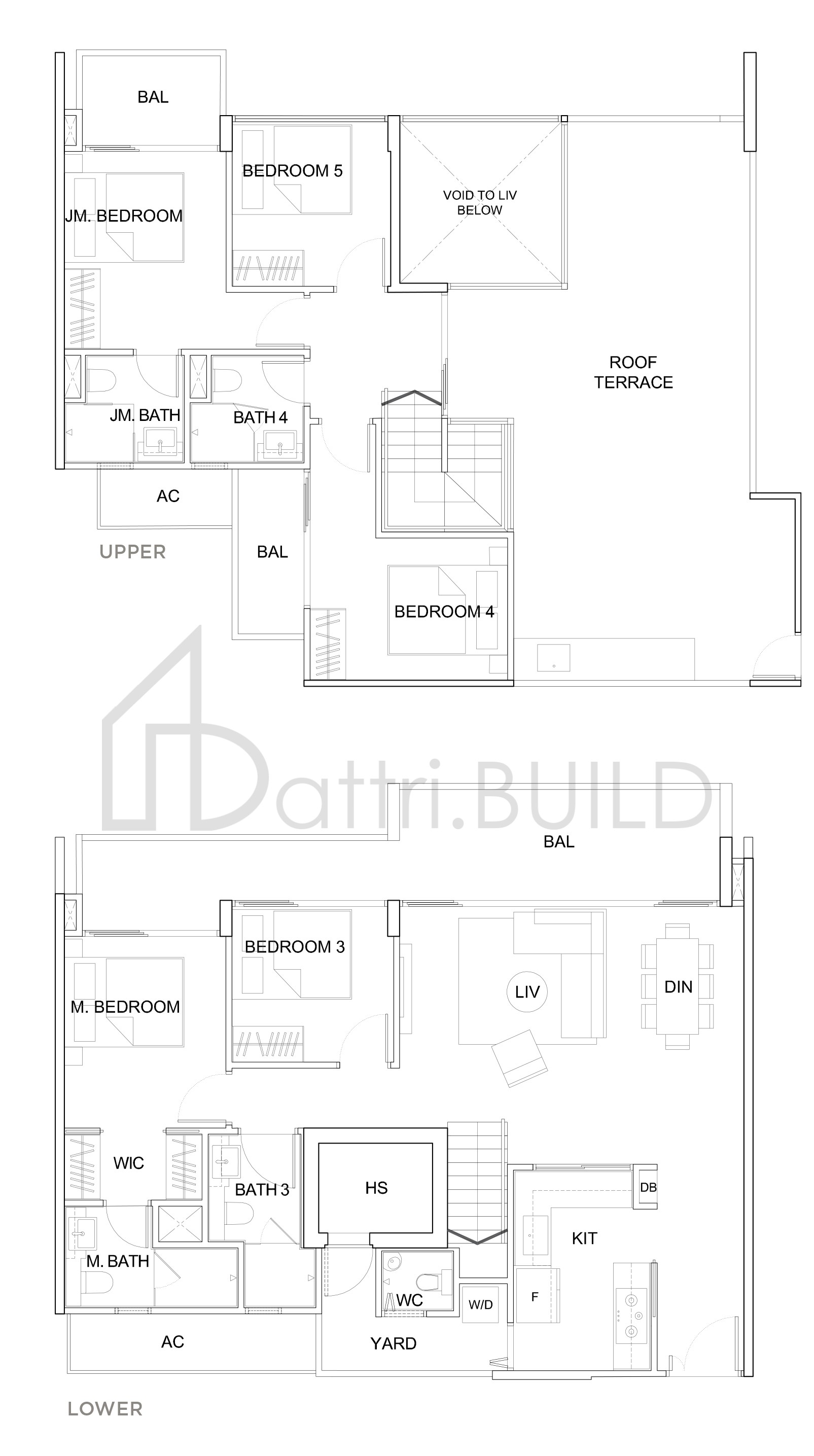 UPTOWN @ FARRER E1 floorplan (watermarked)