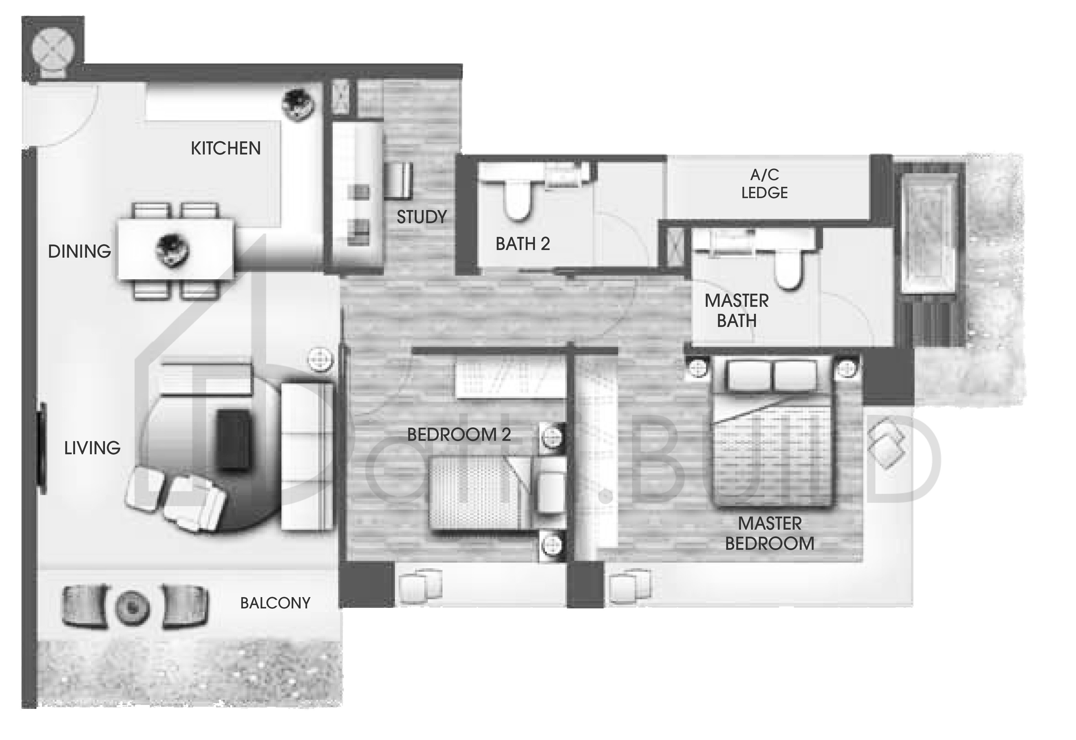 L'VIV B3 floorplan (watermarked)