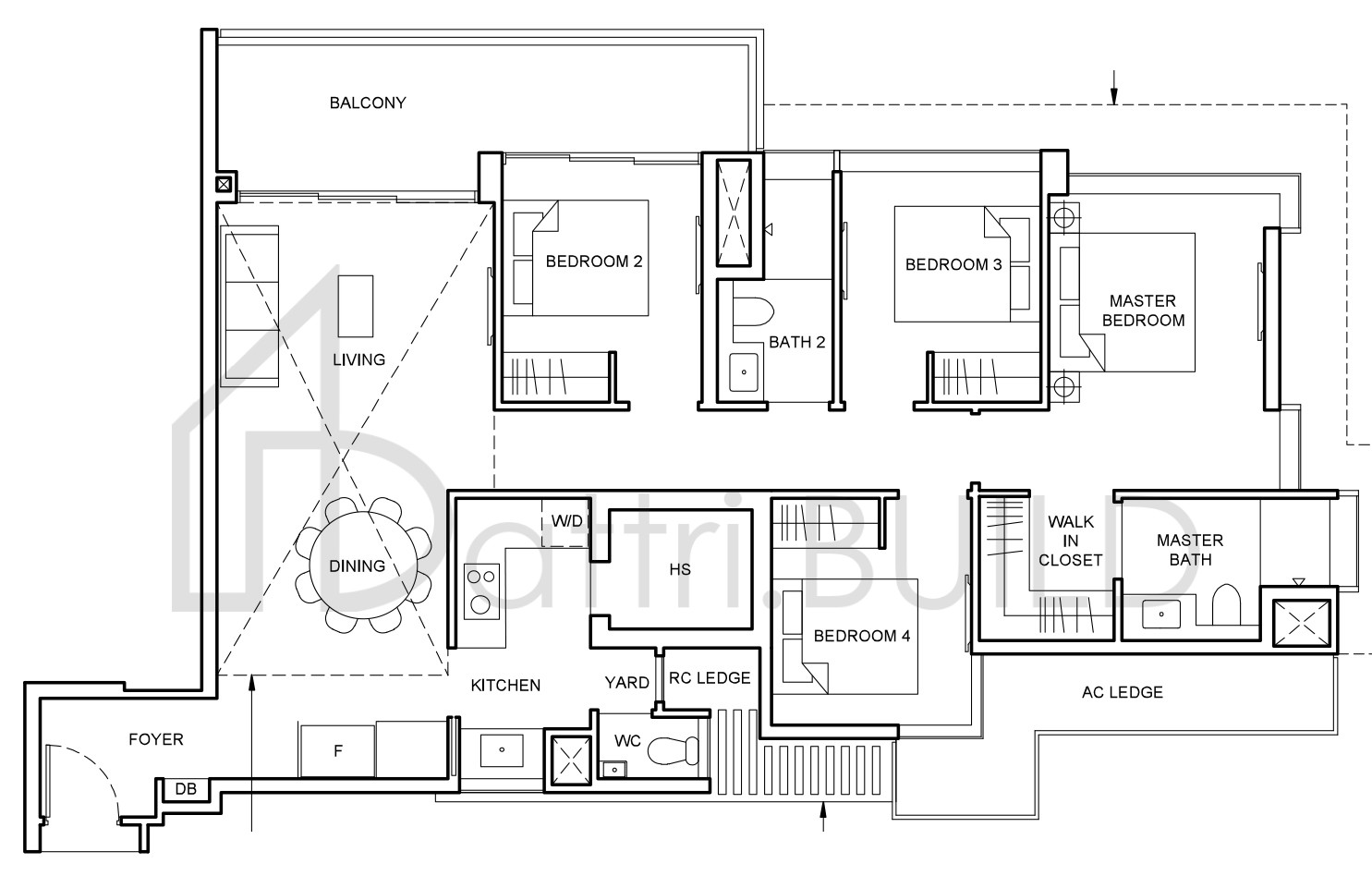 FORETT AT BUKIT TIMAH D1c floorplan (watermarked)
