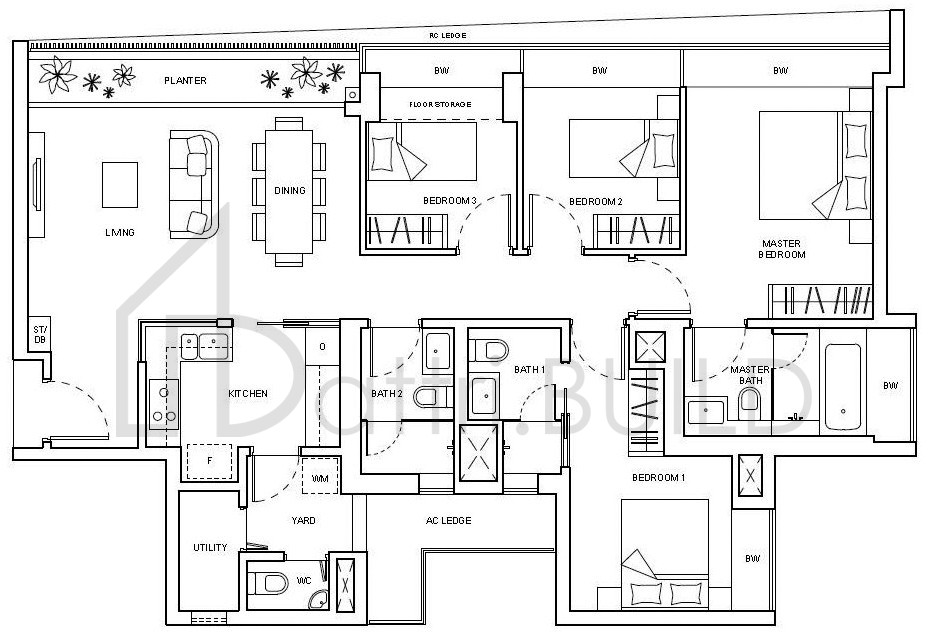 THE PALETTE D1-1 floorplan (watermarked)