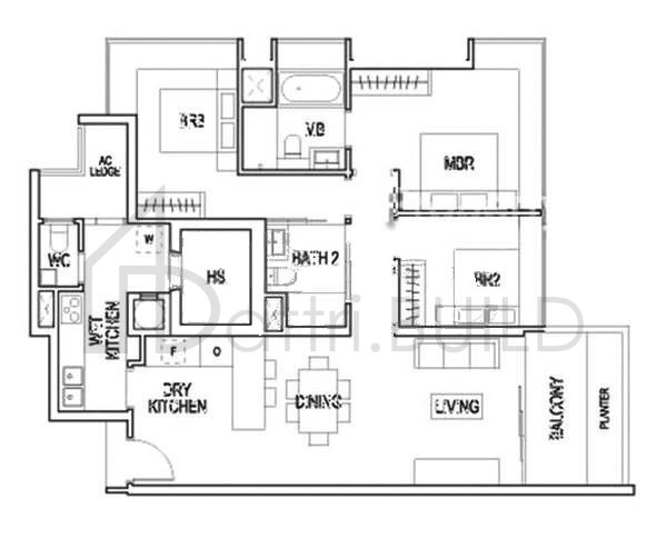 ELLIOT AT THE EAST COAST C1 floorplan (watermarked)