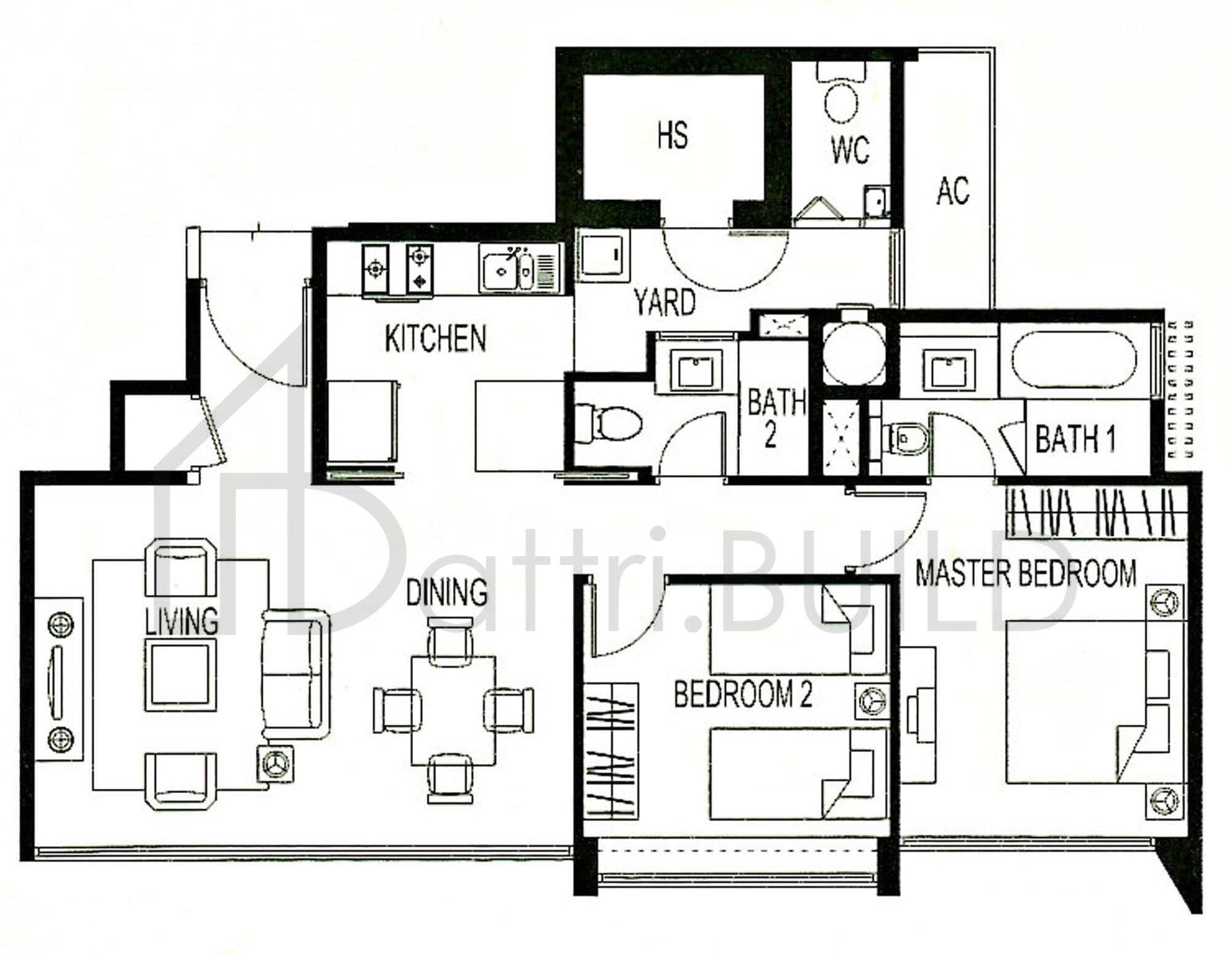 BELMOND GREEN A3a floorplan (watermarked)