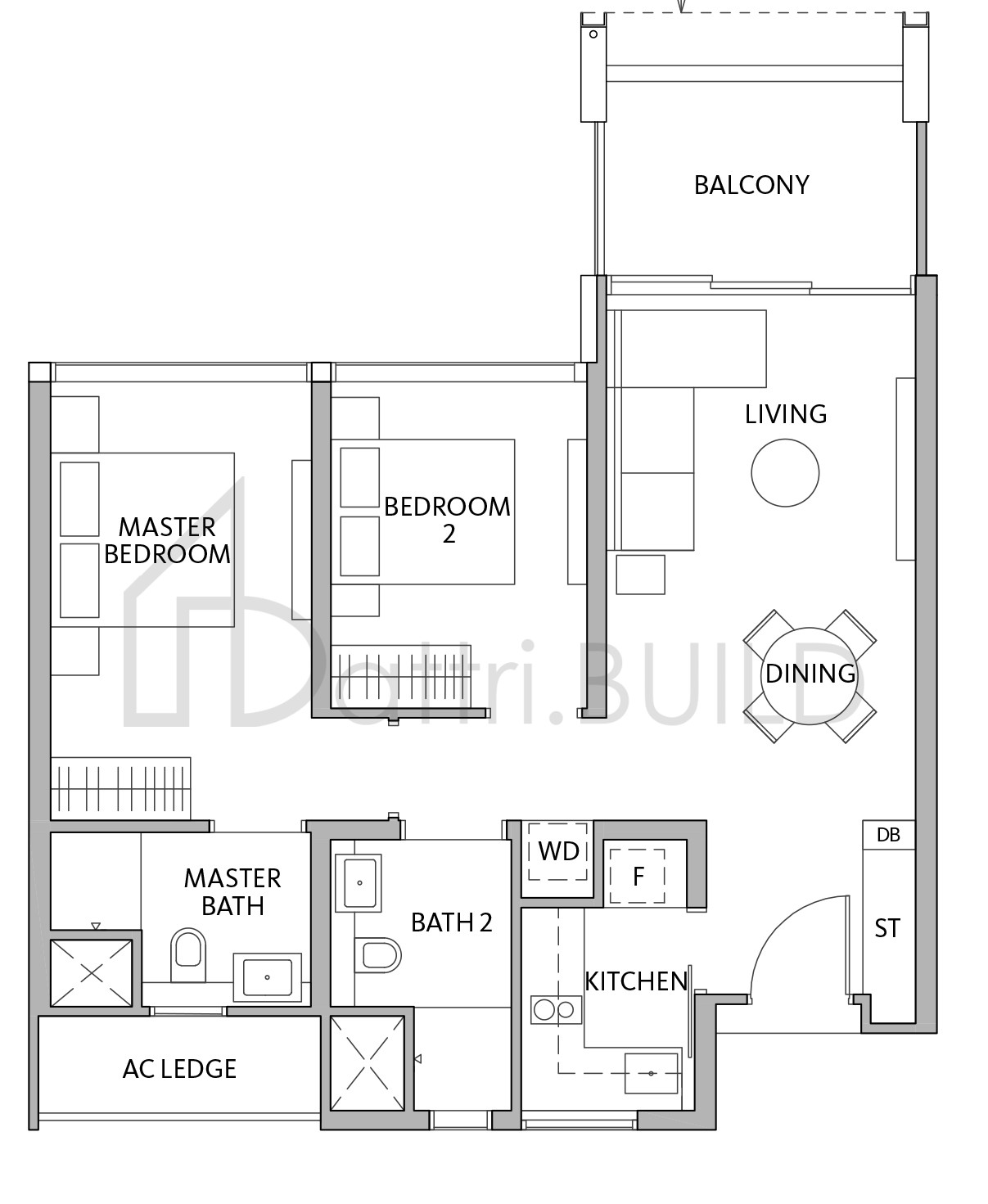 RIVIÈRE B2(h) floorplan (watermarked)