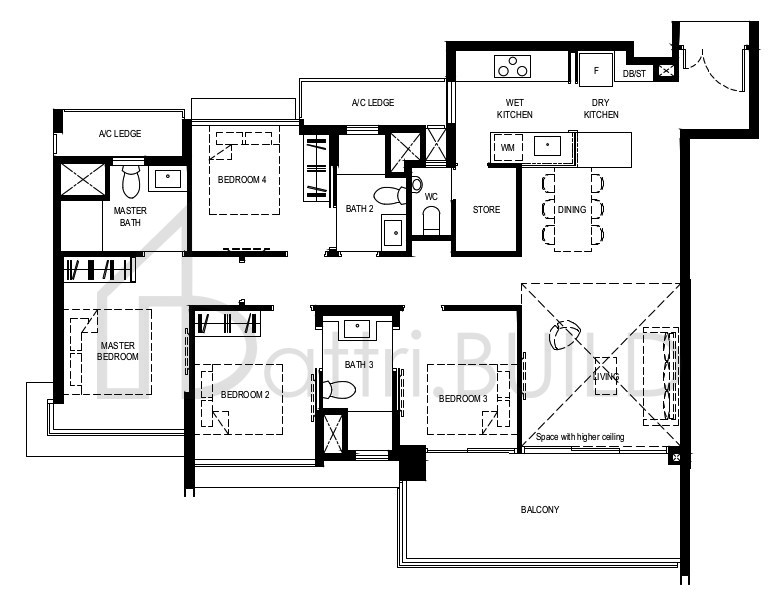 NORMANTON PARK 4BR-Pa-PH floorplan (watermarked)