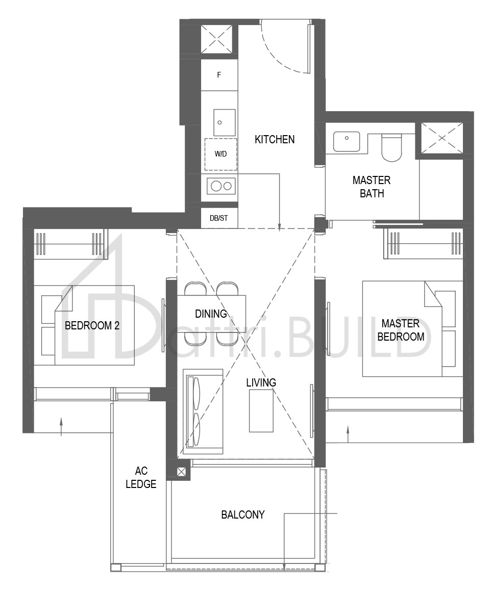 THE M B6-R floorplan (watermarked)