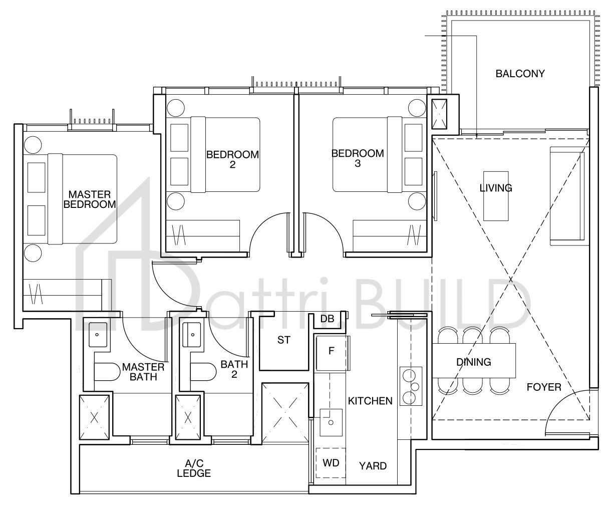 KI RESIDENCES AT BROOKVALE C2 floorplan (watermarked)