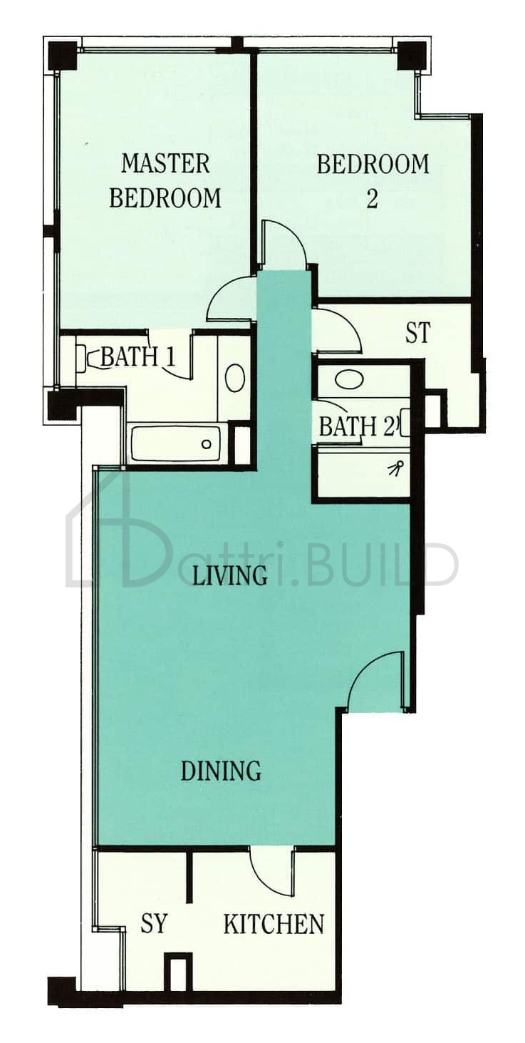 UE SQUARE 2A floorplan (watermarked)
