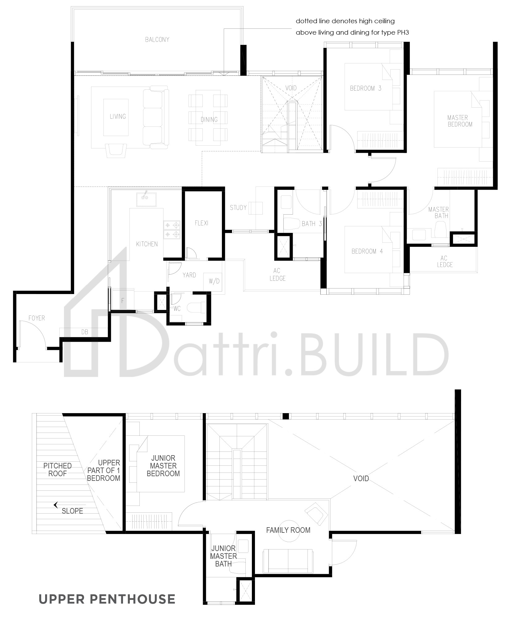 THE GAZANIA PH4 floorplan (watermarked)