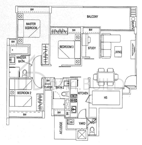BLUWATERS C3a floorplan (watermarked)