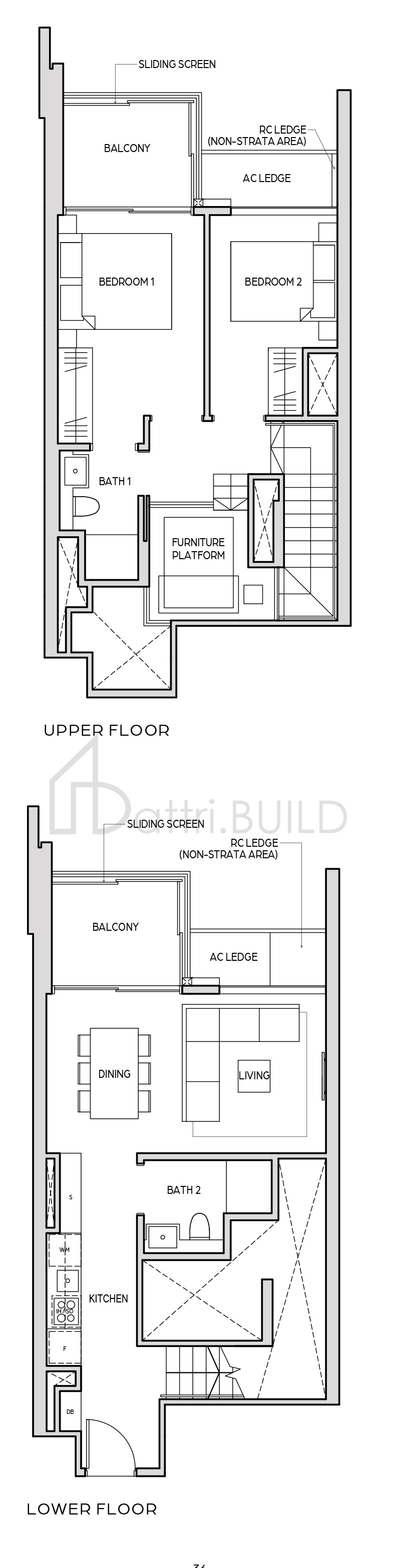 MIDTOWN BAY B4-DP floorplan (watermarked)