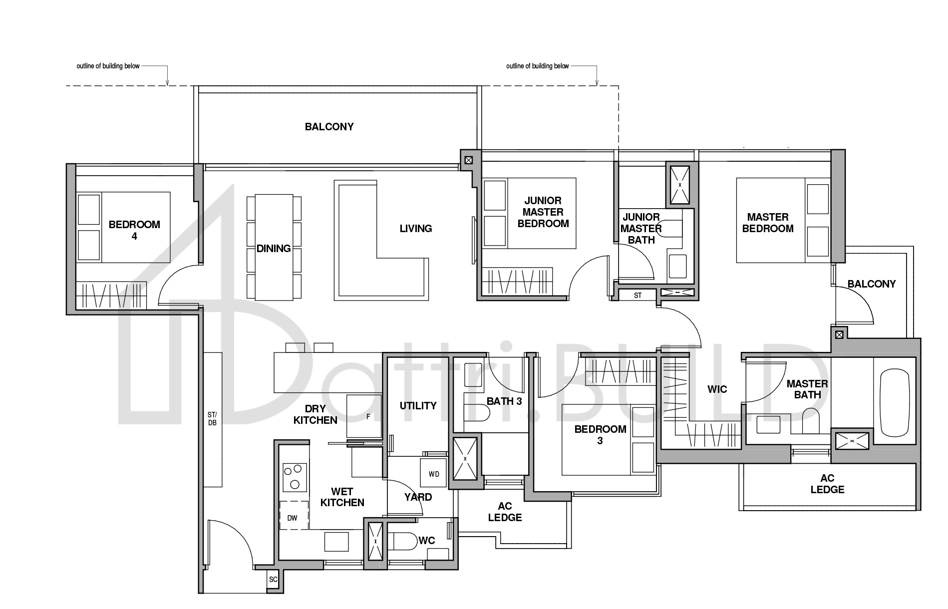 ROYALGREEN DP-1 floorplan (watermarked)