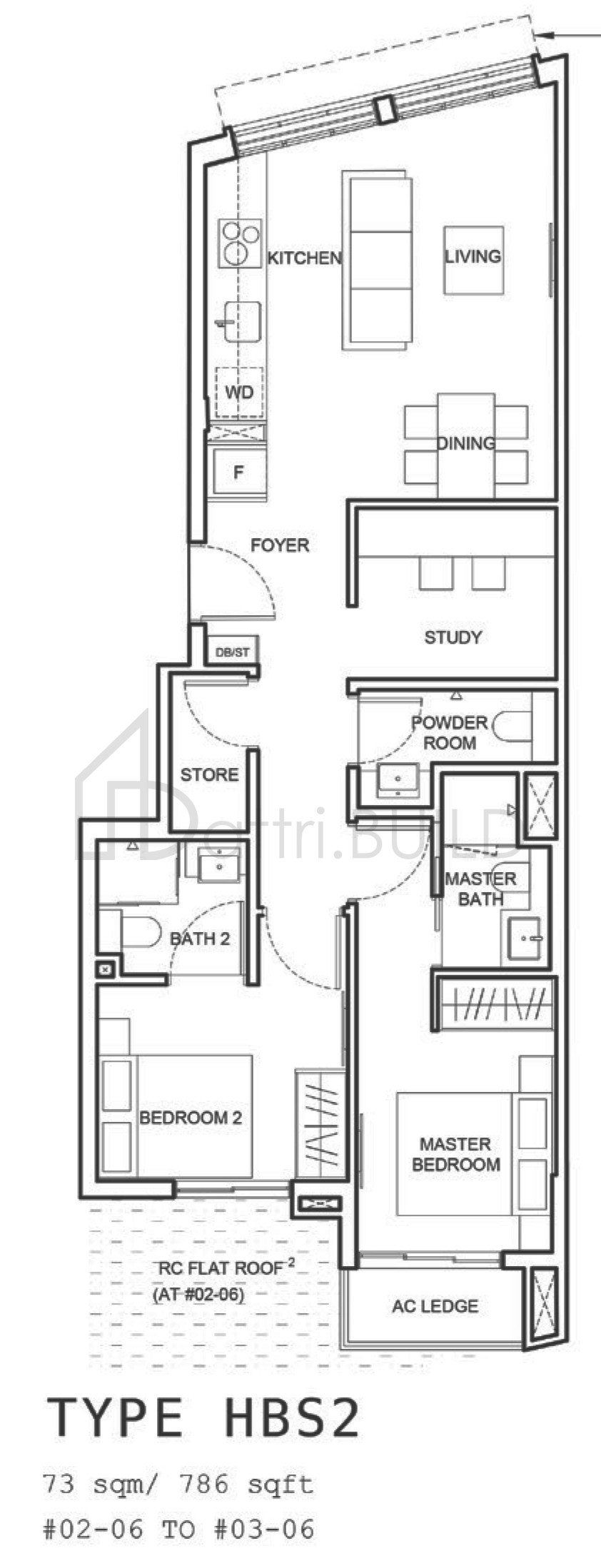 1953 @ TESSENSOHN HBS2 floorplan (watermarked)